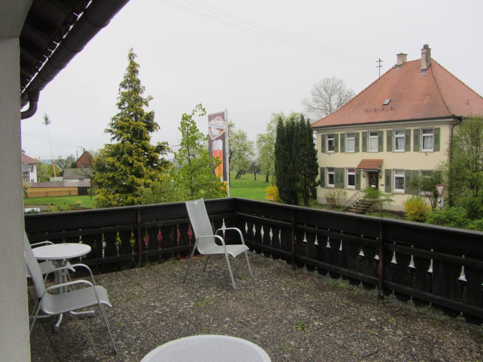Gemeinschaftsbalkon Landgasthof Linde