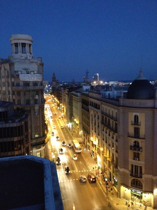 Ausblick von der Dachterrasse Hotel H10 Montcada