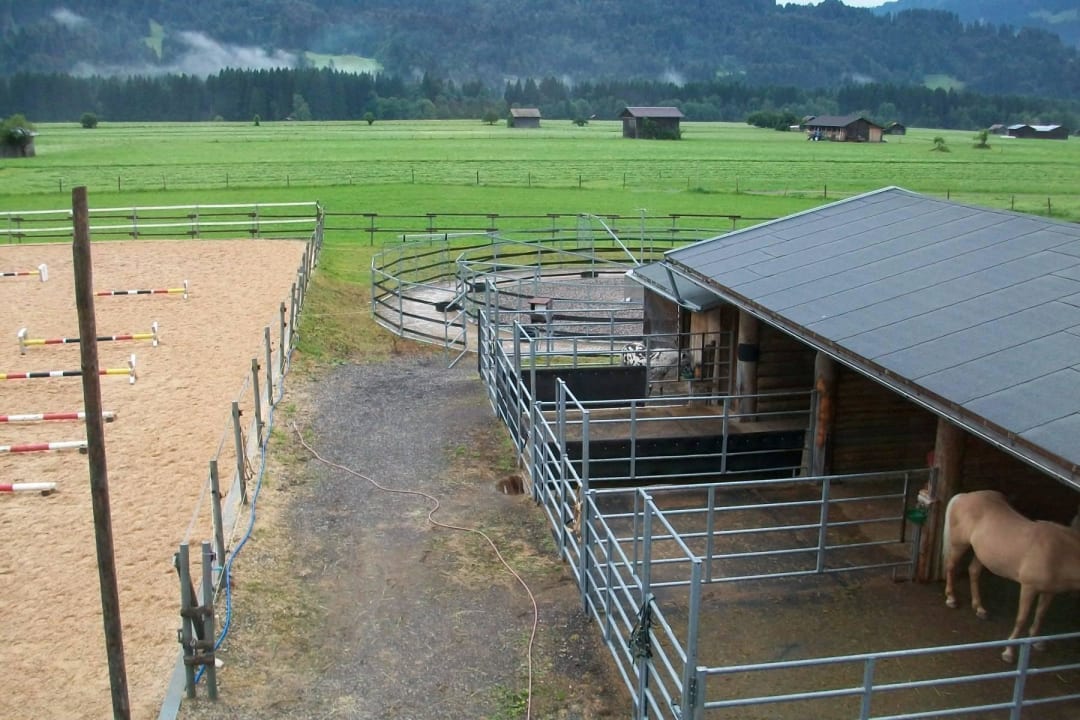 Aus dem Fenster Der Landhof Oberstdorf
