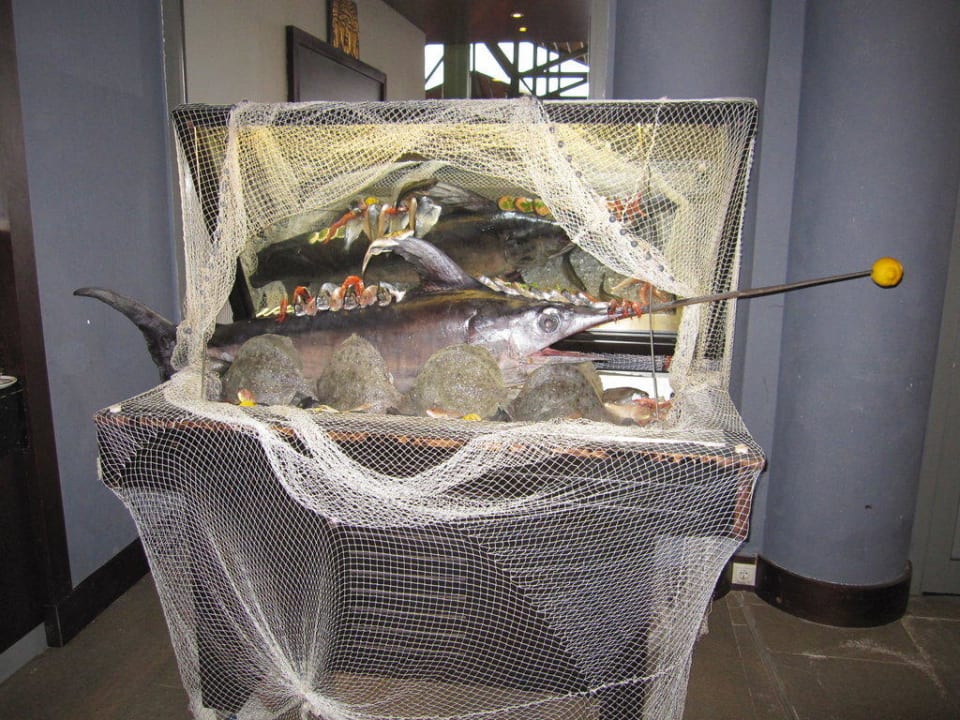 Food Display of a swordfish Limak Lara Deluxe Hotel & Resort