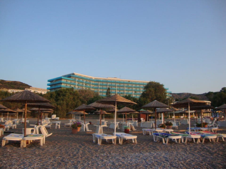 Vom Strand aus Hotel Calypso Beach