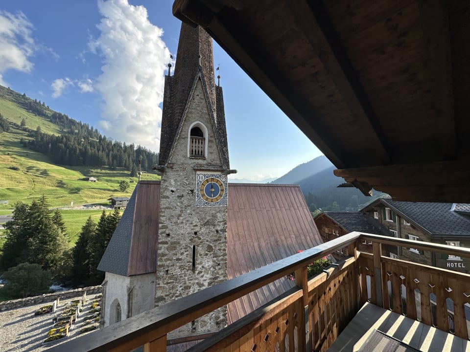 Ausblick Hotel Minotel Madrisajoch