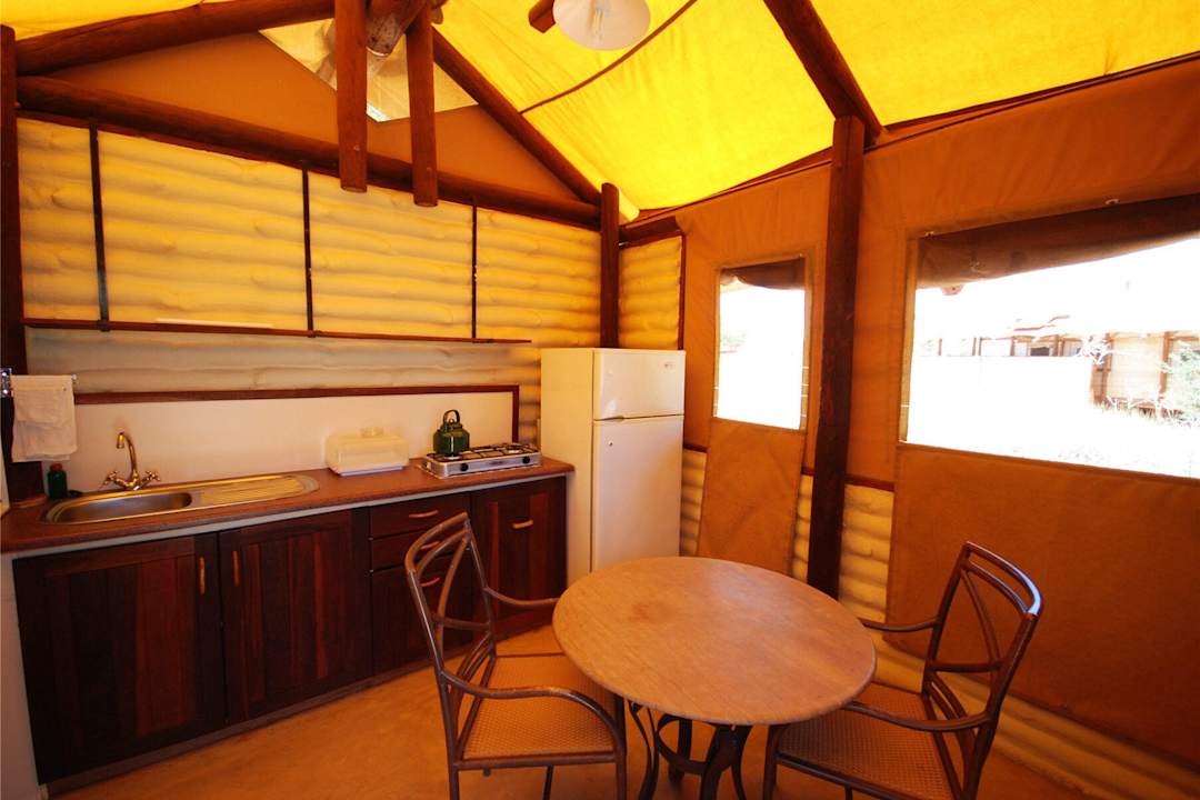 Küchenzelt Kalahari Tented Camp