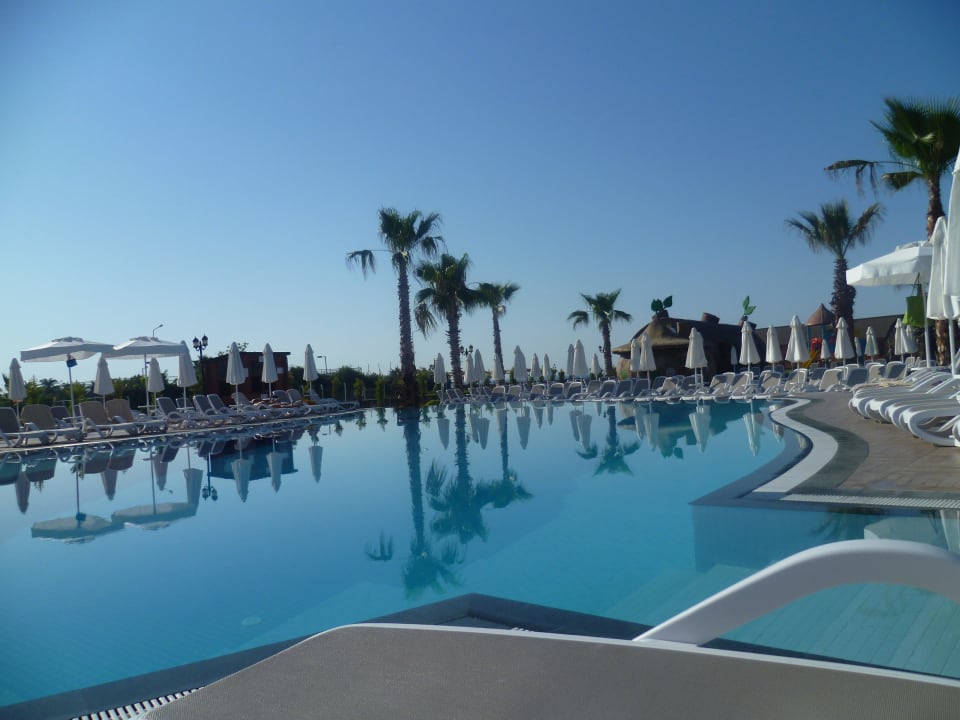 Früh morgens am pool Kirman Belazur Resort & Spa
