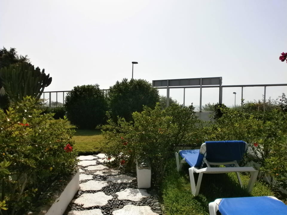 Blick von unserem Bungalow aus Sahara Beach Club