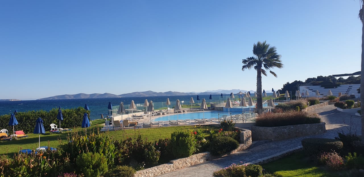Ausblick Mastichari Bay Hotel
