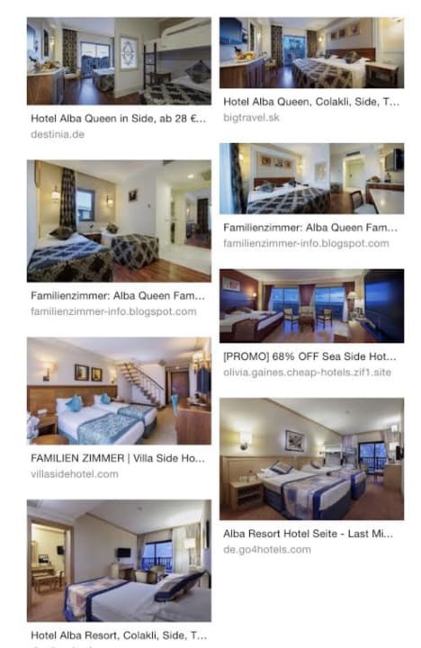 Zimmer Alba Queen Hotel