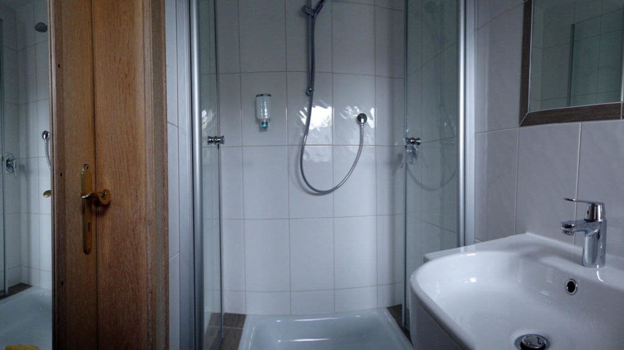 Badezimmer Gästehaus Brand