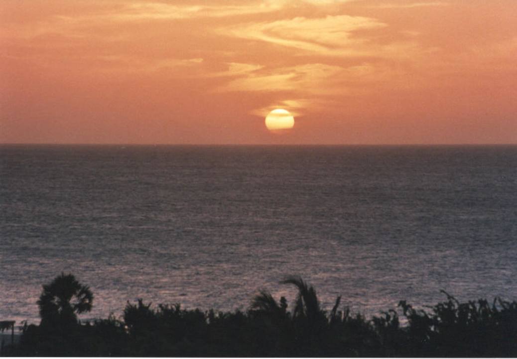 noch ein schöner Sonnenuntergang Hotel Tuxpan Varadero