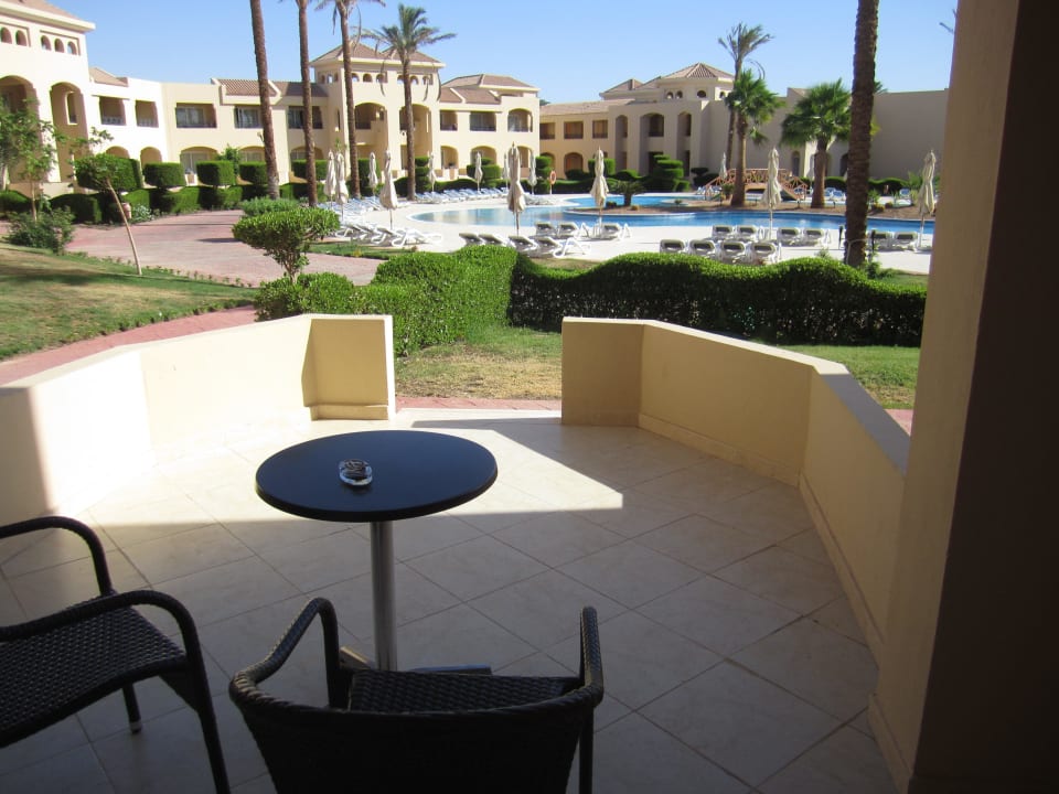 Aus unserem Zimmer Cleopatra Luxury Resort Makadi Bay