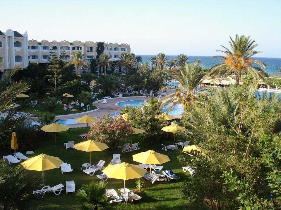 Blick vom Balkon Mahdia Beach & Aquapark