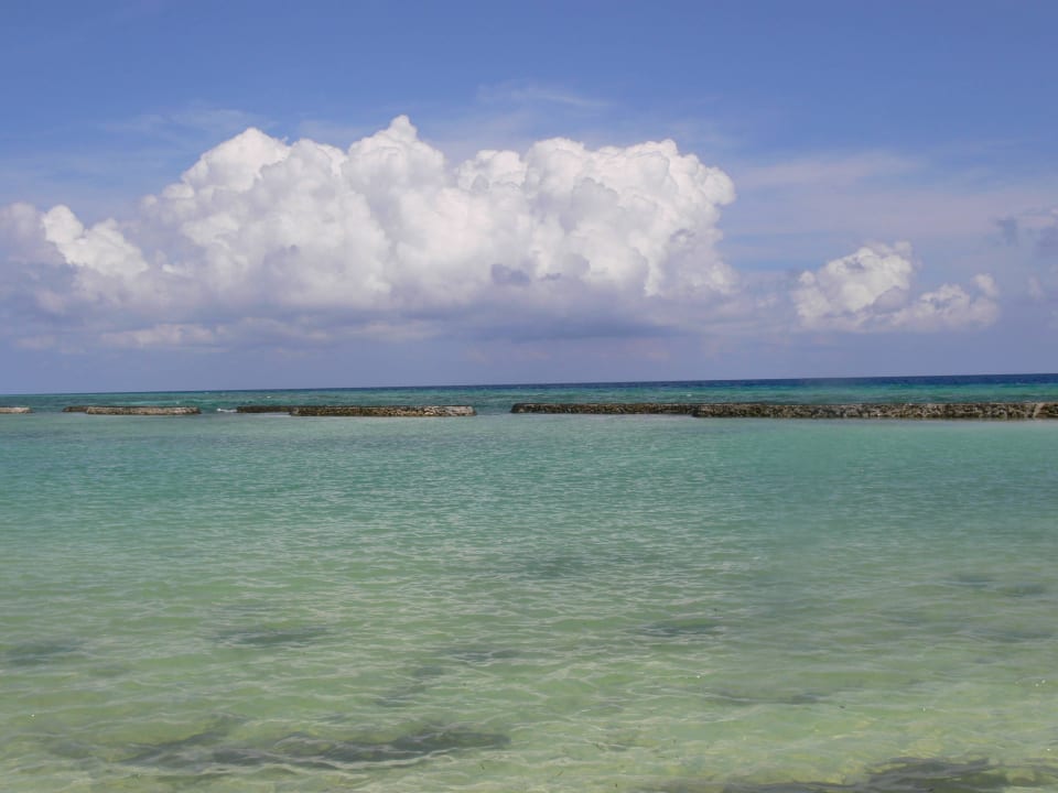 Wellenbrecher bei den Beach Bungalows (Nordseite) Kuredu Island Resort & Spa