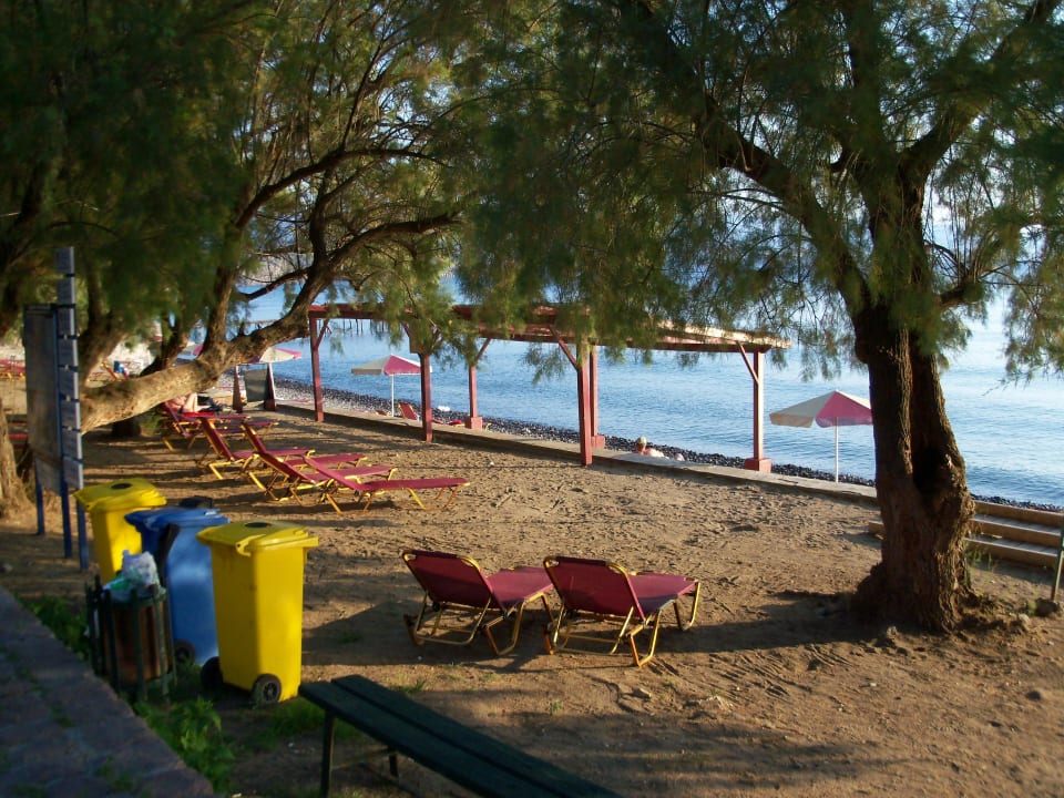 Strand direkt vor dem Hotel Hotel Molivos 1