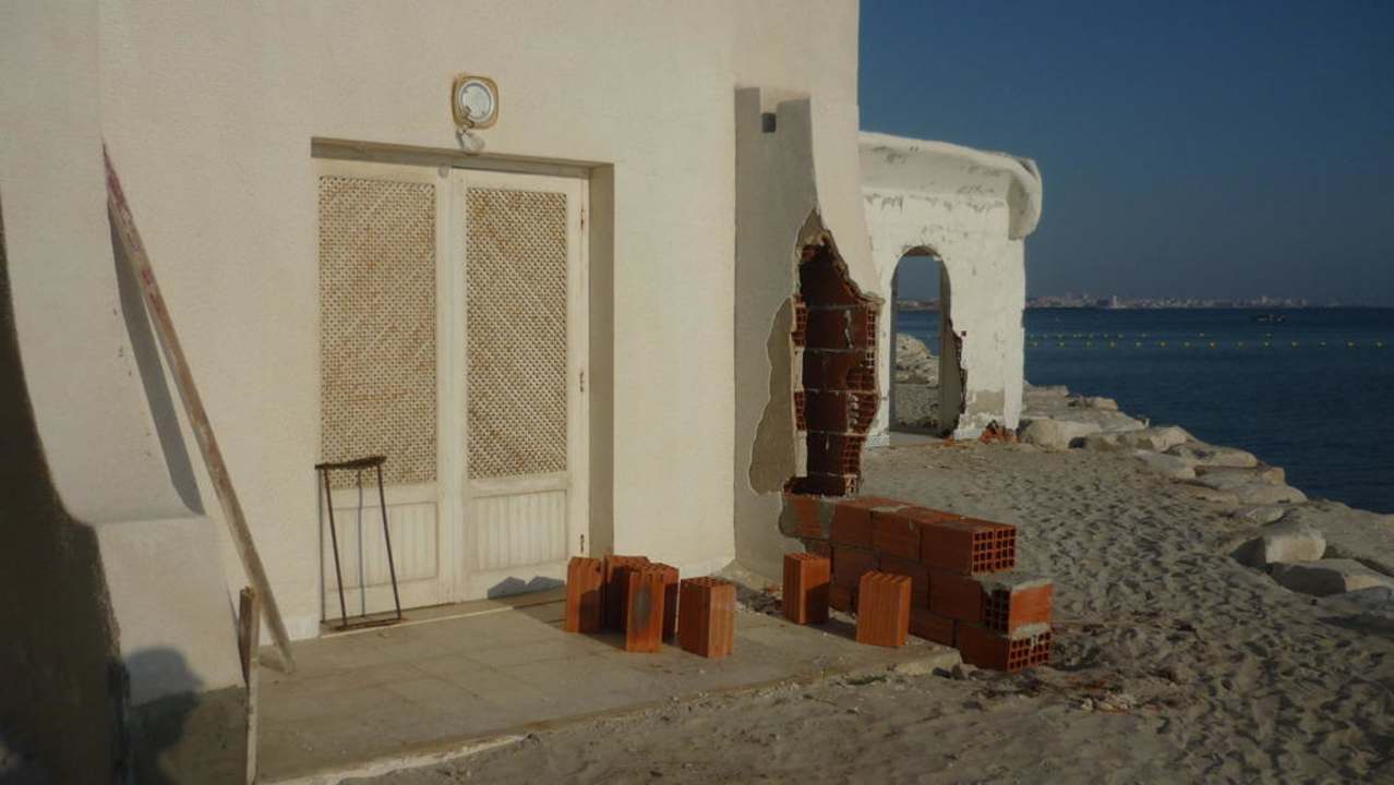 Bungalow und Strandausschnitt Alassio Hotel and Thalasso