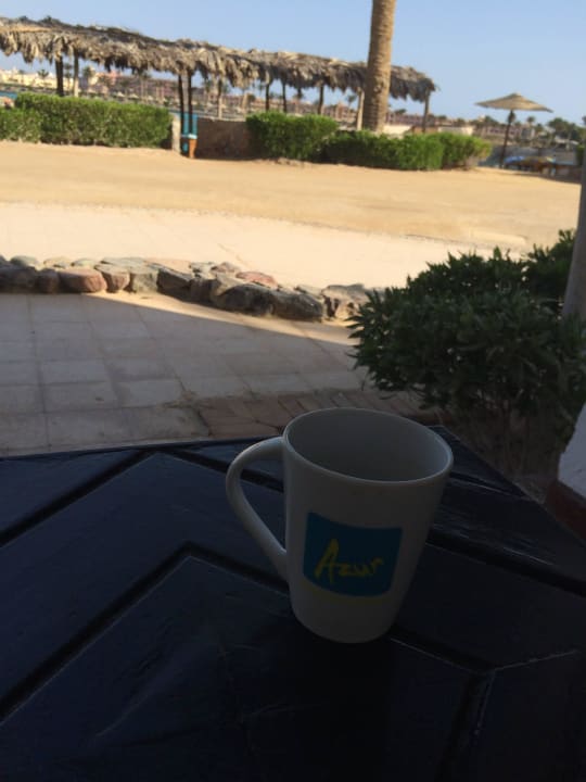 Ausblick vom Zimmer D107 Morgens Arabella Azur Resort