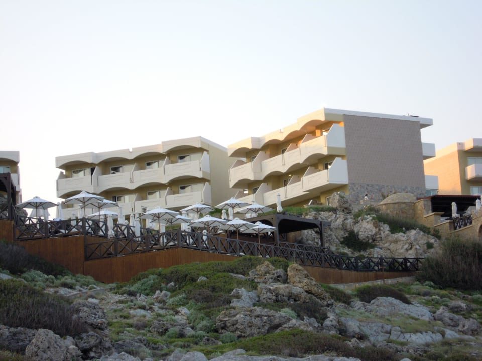 Sicht vom Meer aus Hotel Kalithea Horizon Royal