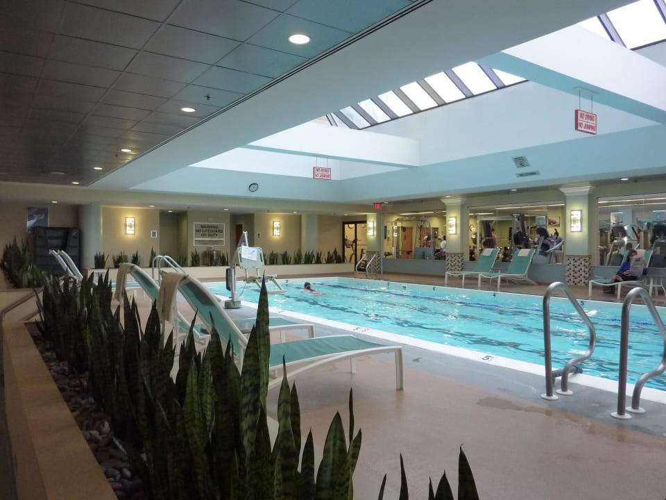 Blick über den Pool Hotel Boston Marriott Copley Place