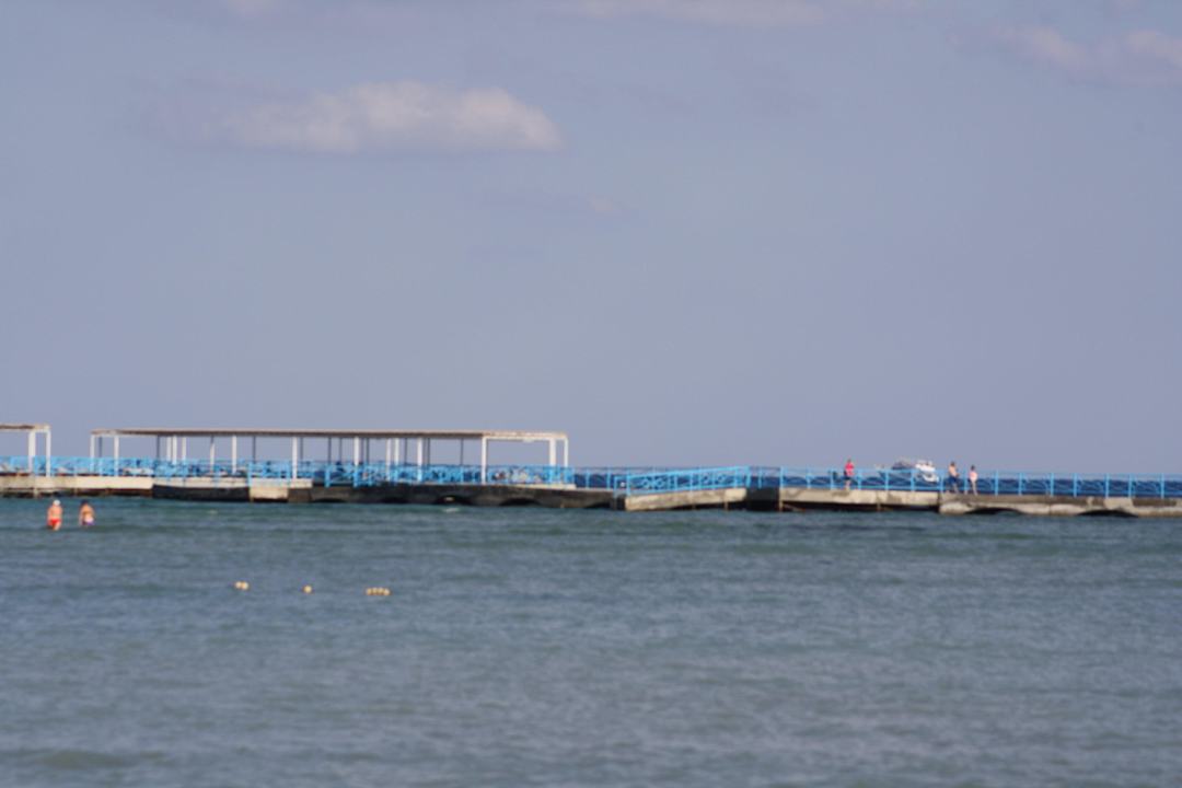 Blick zum Steg Hotel Titanic Palace