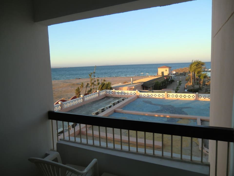 Ausblick aus unserem Zimmer 3136 Beach Albatros Resort