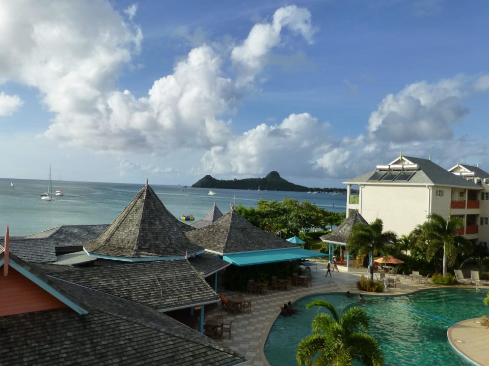 Ausblick von Zimmer Nr. 712 / 2. Etage Bay Gardens Beach Resort