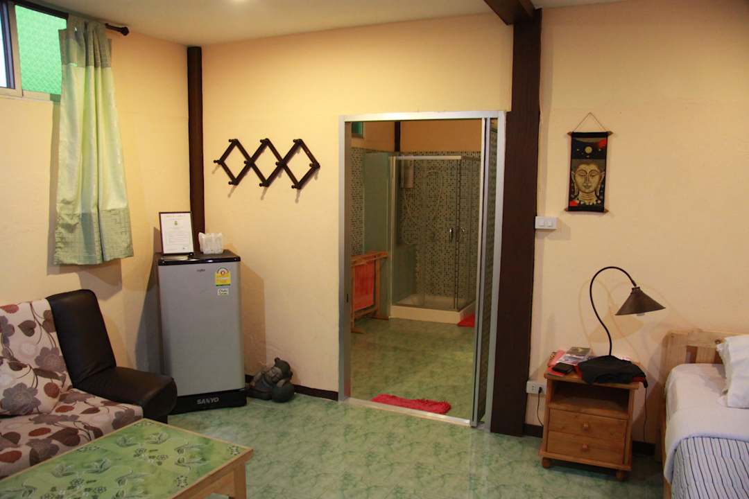 Mit Blick ins Bad Joy's House, Guesthouse Chiang Mai