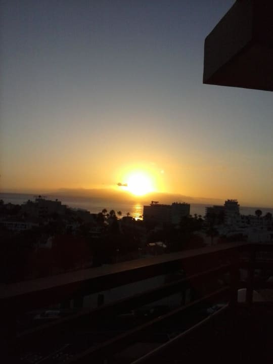 Sonnenuntergang vom Balkon Ole Tropical Tenerife