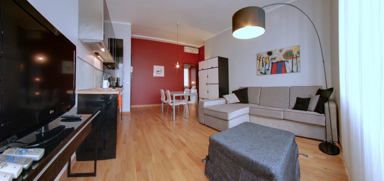 Wohnzimmer Milan Apartment Rental