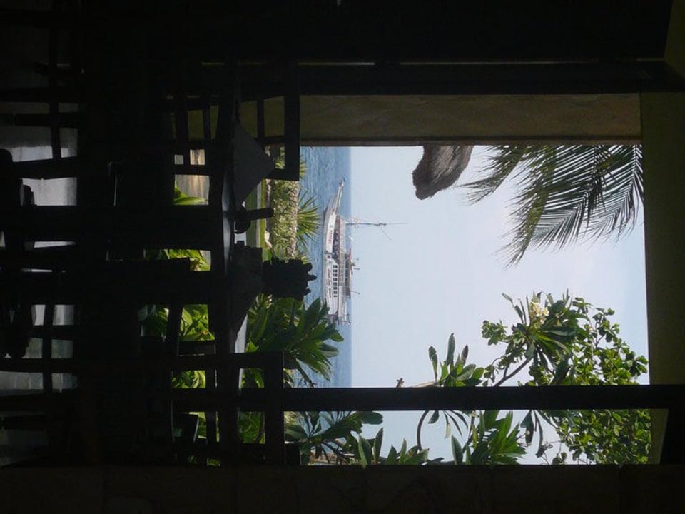 Blick vom Restaurant Pool Villa Club