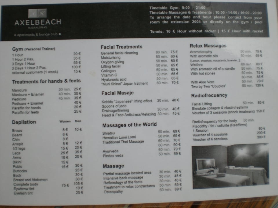 Hotel Service Axel Beach Maspalomas - Adults only