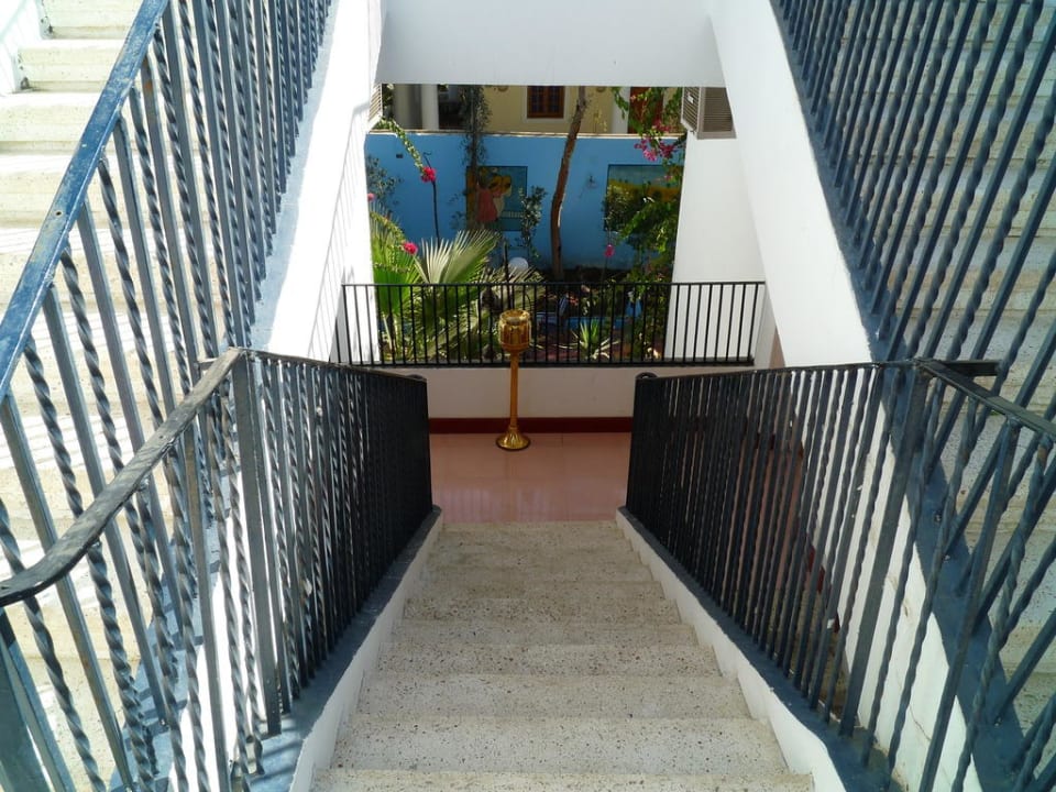 Aufgang zur Dachterrasse Hotel Gezira Garden