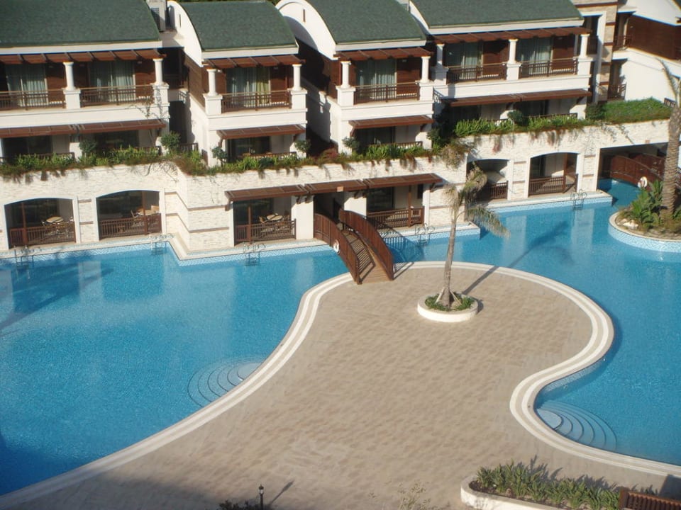 Blick von unserem Balkon auf die Poolzimmer Sunis Kumköy Beach Resort Hotel & Spa