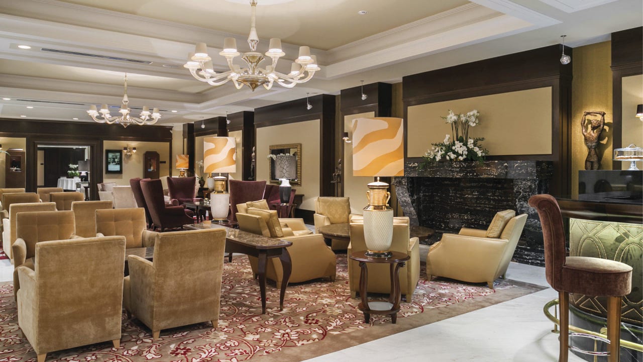 Lobby Lounge Hotel Baltschug Kempinski Moscow