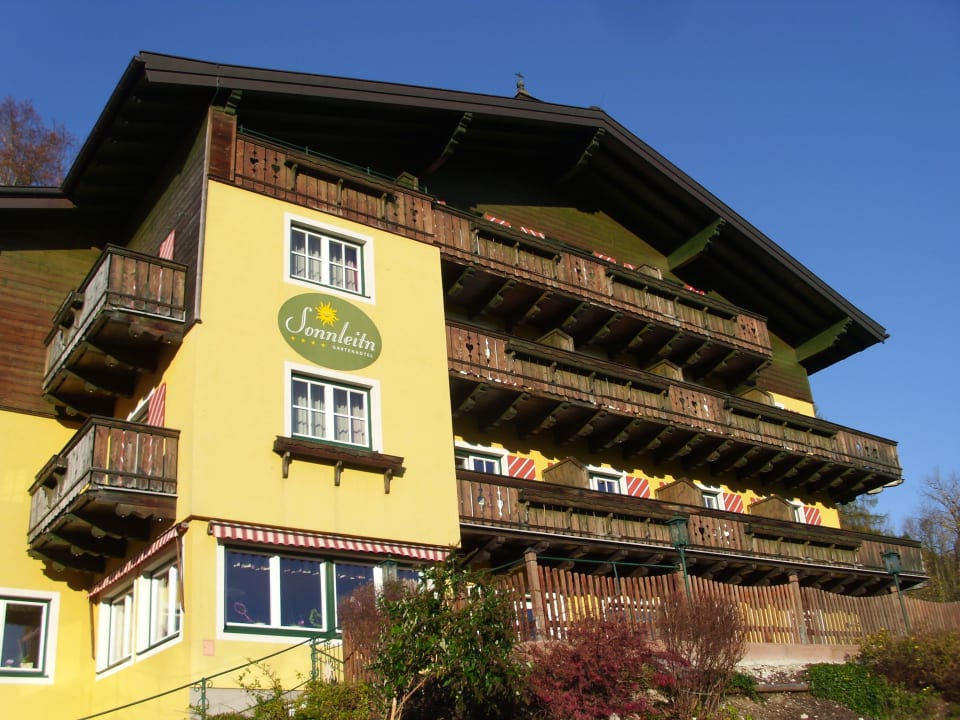 Das Gartenhotel Sonnleitn von vorn Hotel Garni Sonnleitn