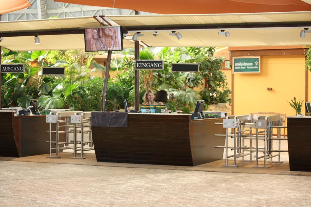 Eingang Tropical Islands Resort