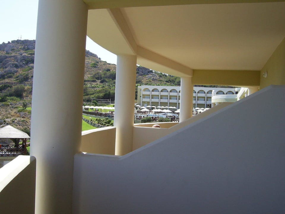 Blick vom Balkon Hotel Kalithea Horizon Royal