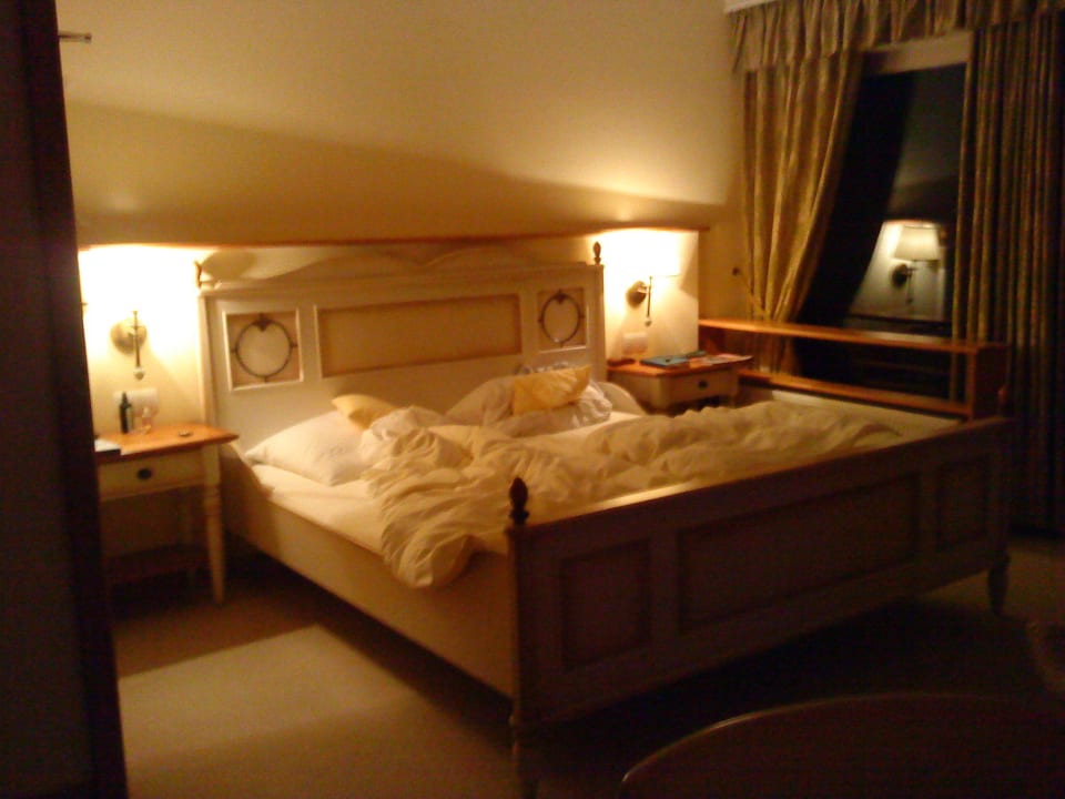 Schlafbereich Junior Suite Bärnsteinhof Gasthof mit Herz