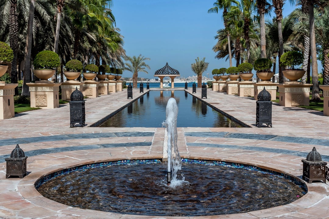 Blick vom Hauptgebäude Richtung Meer One&Only Royal Mirage Resort Dubai at Jumeirah Beach