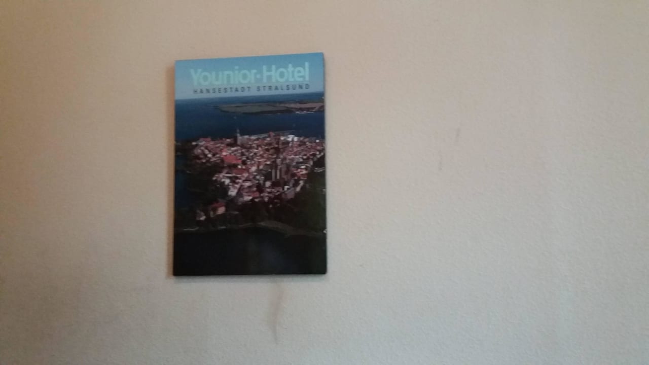 Beschmutzte Wände Younior-Hotel Stralsund