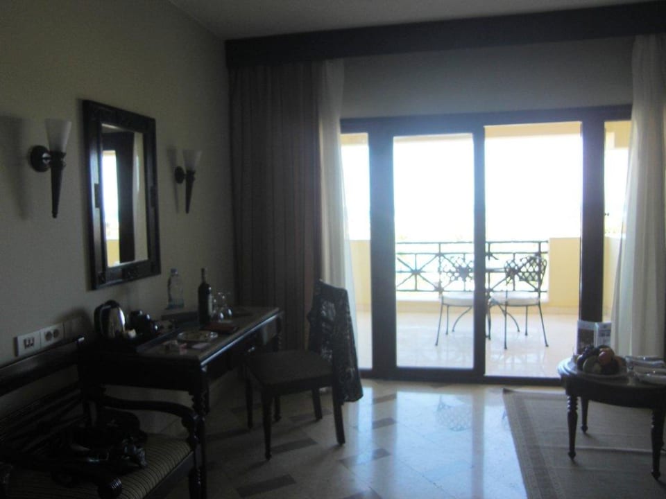 Blick auf den Balkon Steigenberger ALDAU Beach Hotel