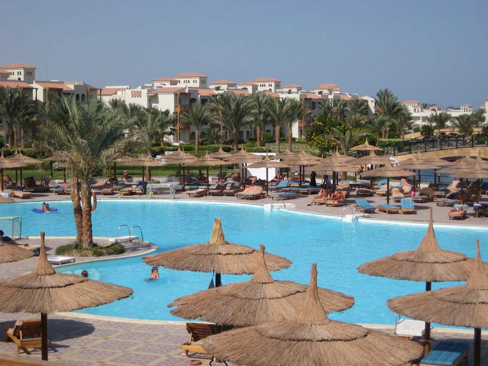 Pool am Hauptgebäude Pickalbatros Dana Beach Resort - Hurghada