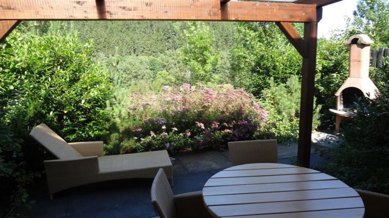 Eigener Gartenbereich mit Grill Center Parcs Park Hochsauerland