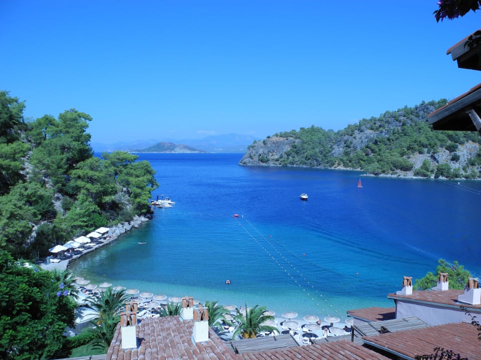 Blick von der Terrasse, Zimmer 656 Hillside Beach Club