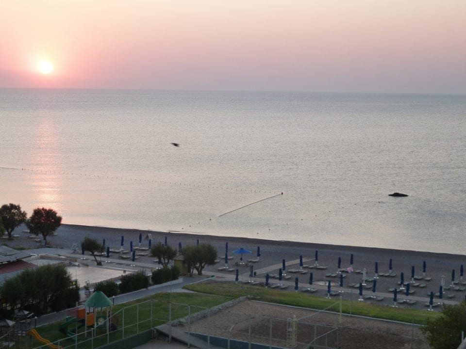 Výhled z pokoje Olympos Beach Hotel