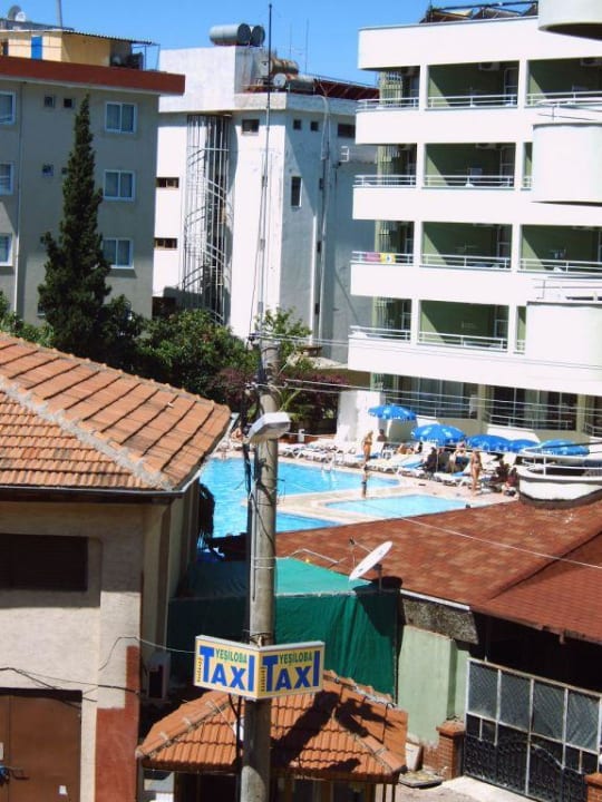 Ausblick auf das Hotel Gold Safran Acar Hotel