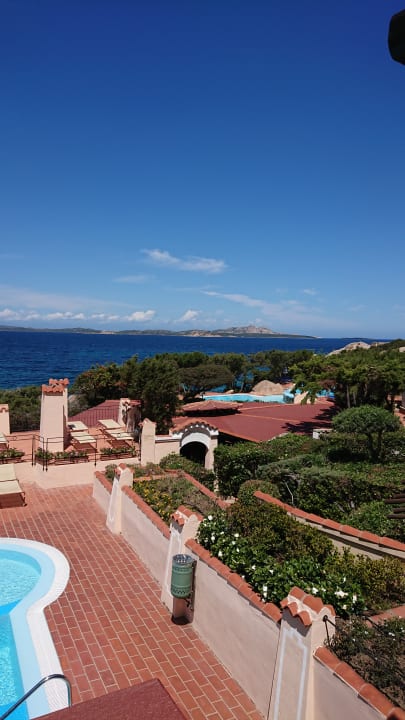 Ausblick Grand Hotel Smeraldo Beach