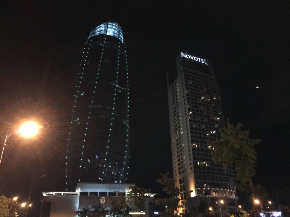 At night.. Novotel Danang Premier Han River