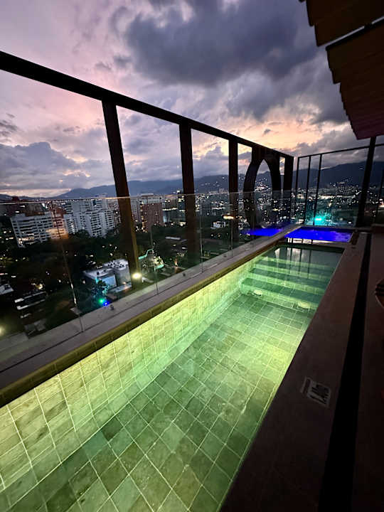 Ausblick Hotel Marquee Medellín