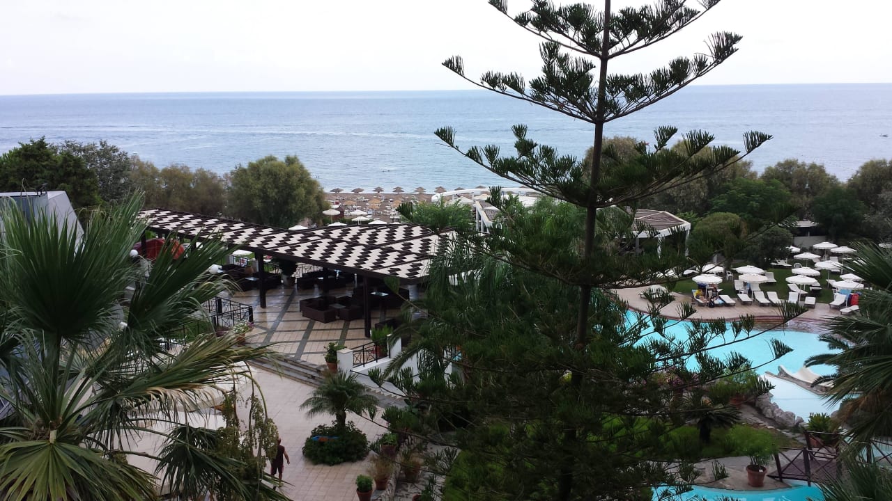 Ausblick von Zimmer 227 Hotel Calypso Beach