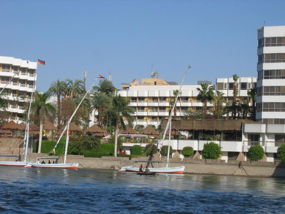 Zicht van op de nijl Pyramisa Hotel Luxor