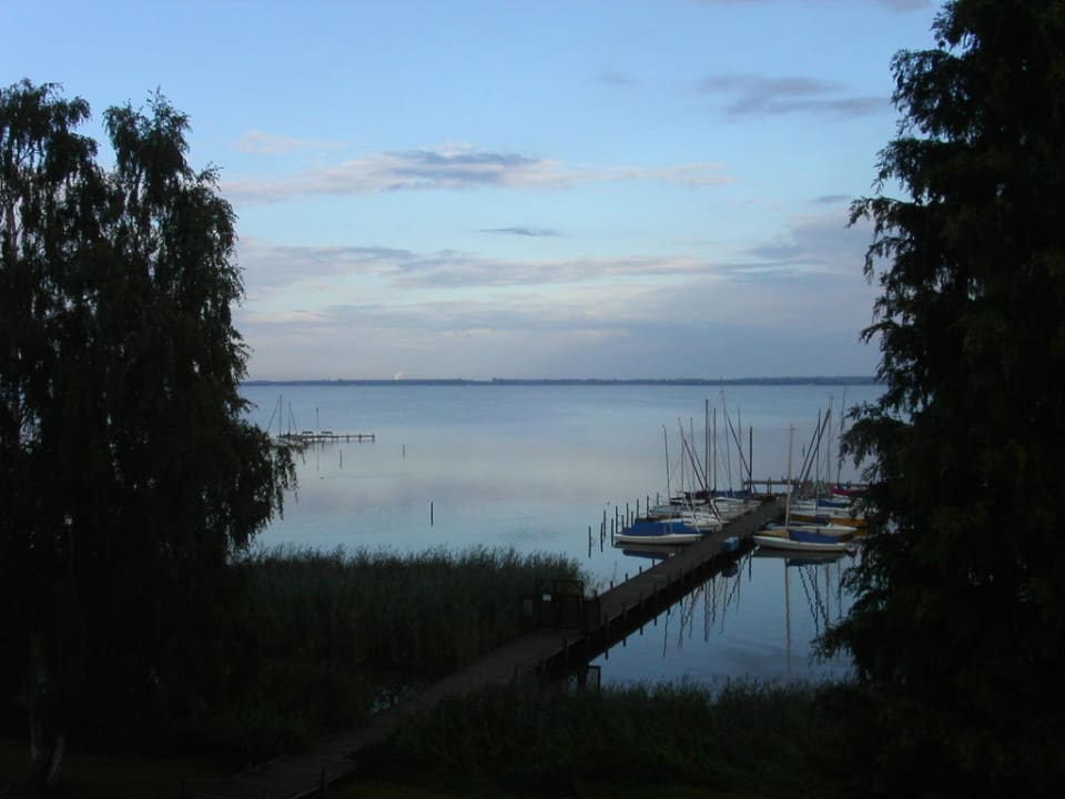 Seeblick mit Bootssteg Seehotel Mardorf